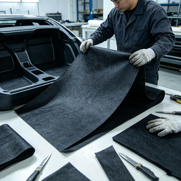 Black Fiberglass Mat for Building Thermal Insulation
